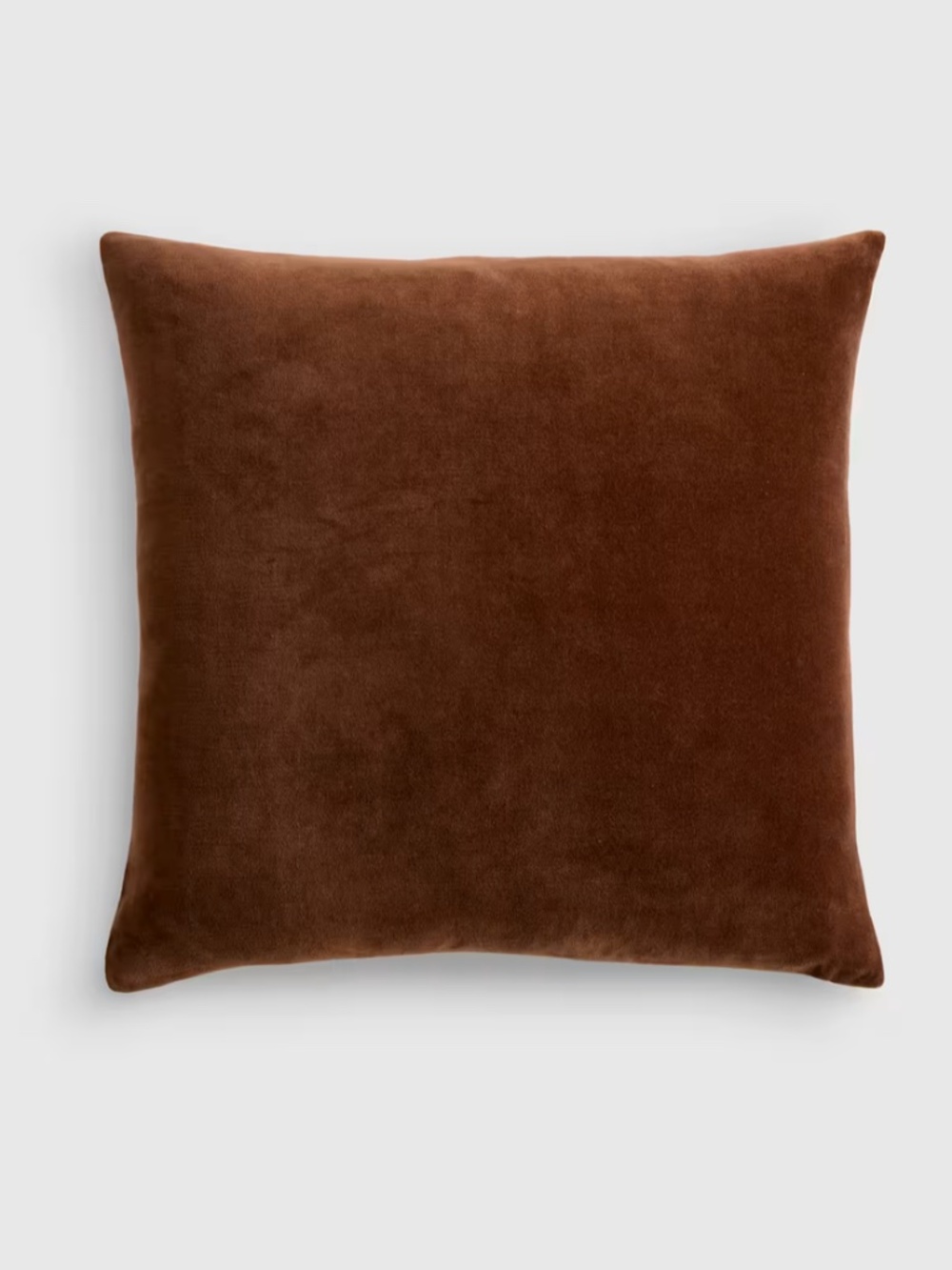 New brown chesnut Classic Cotton Velvet Pillow Cover 20 x 20